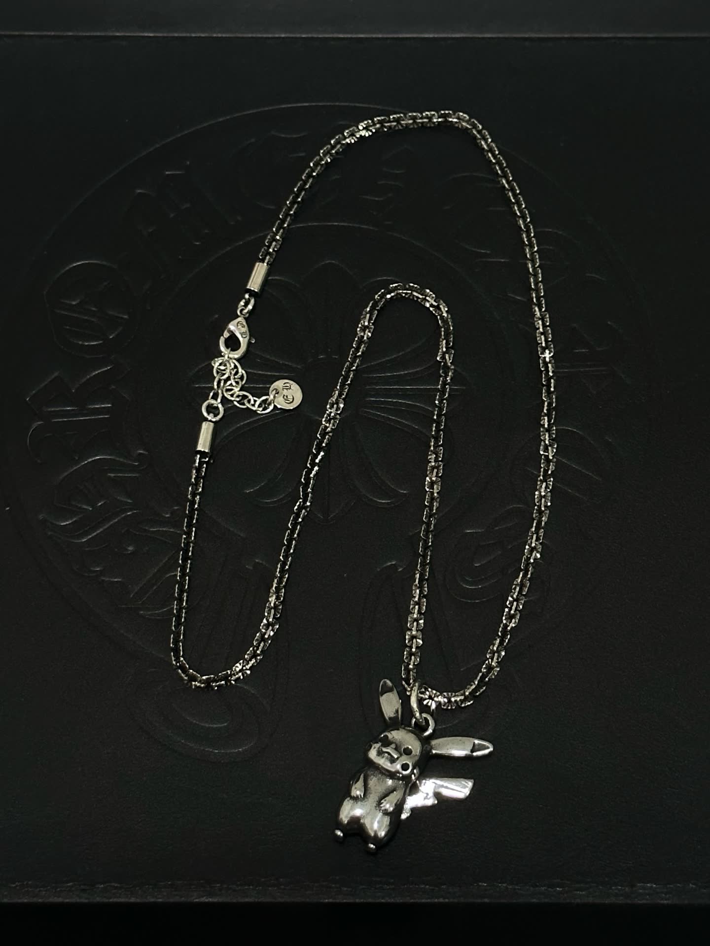 Chrome Hearts Silver Pikachu Pendant Necklace
